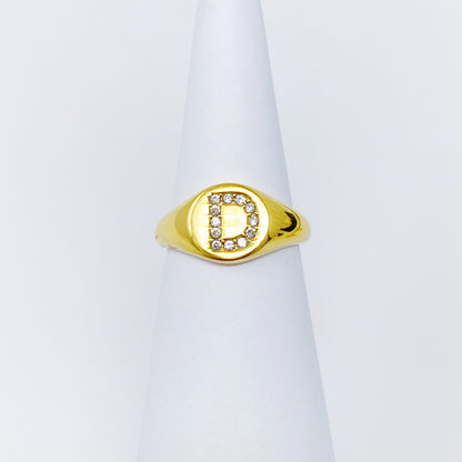 Shine Me Initial Ring
