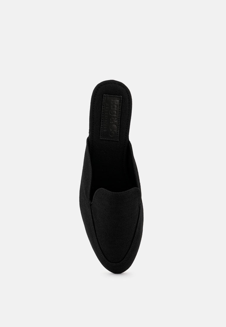 Calico Organic Canvas Mules