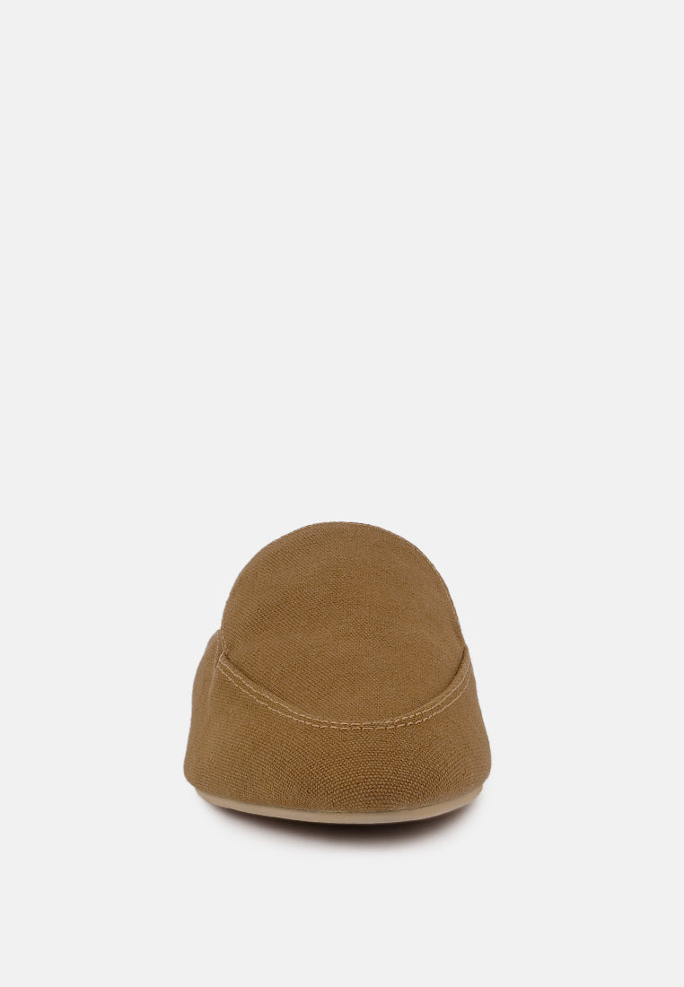 Calico Organic Canvas Mules