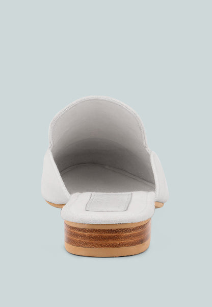 Calico Organic Canvas Mules