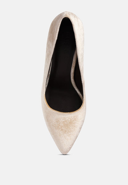 Cyber-Girl Rhinestone Block Heeled Pumps