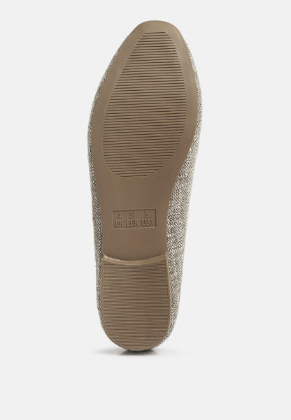 Abeera Chain Embellished Loafers