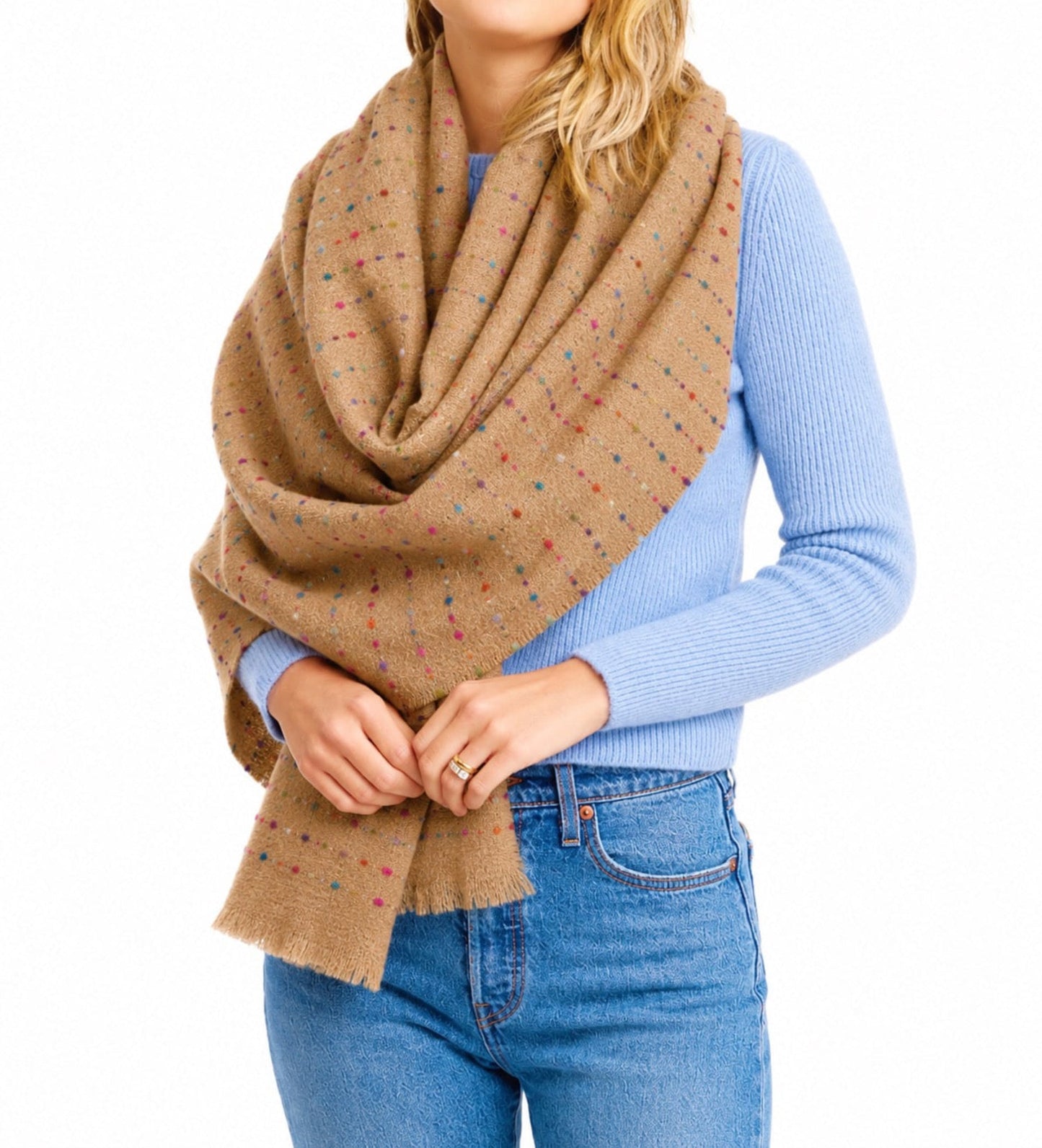 Color Stitch Cozy Scarf