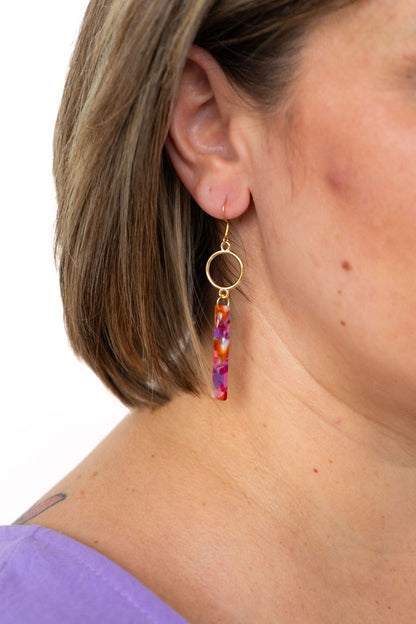 Isabella Earrings - Paradise Pink