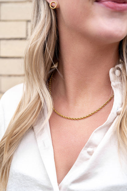 Luxe Gold Rope Chain - 20"