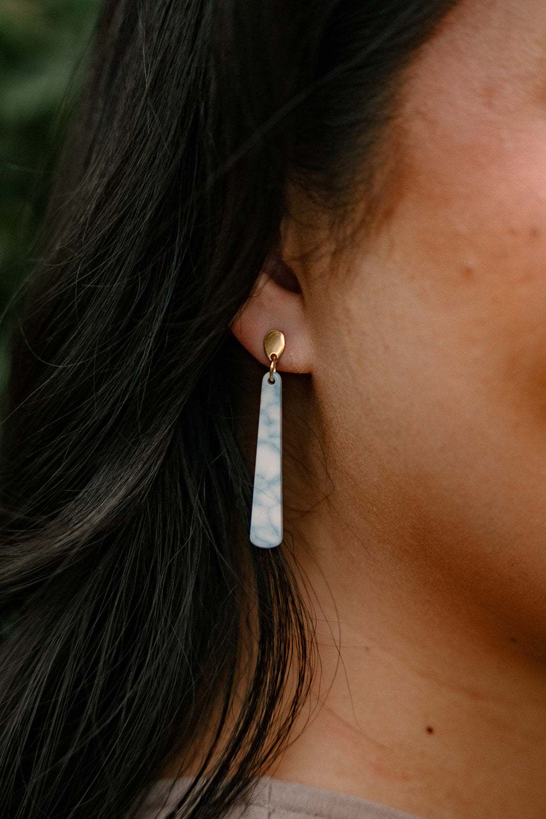 Blair Earrings - Saltwater Blue