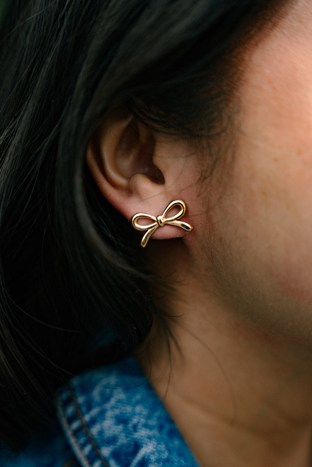 Luxe Bowie Studs - Gold