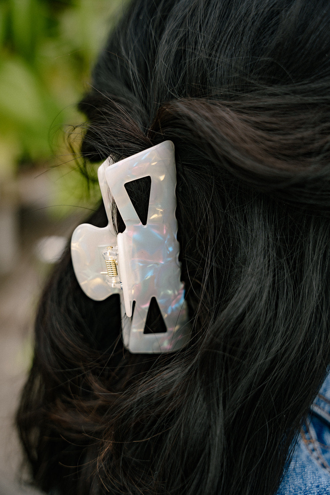 Beverly Hair Claw - Opalite