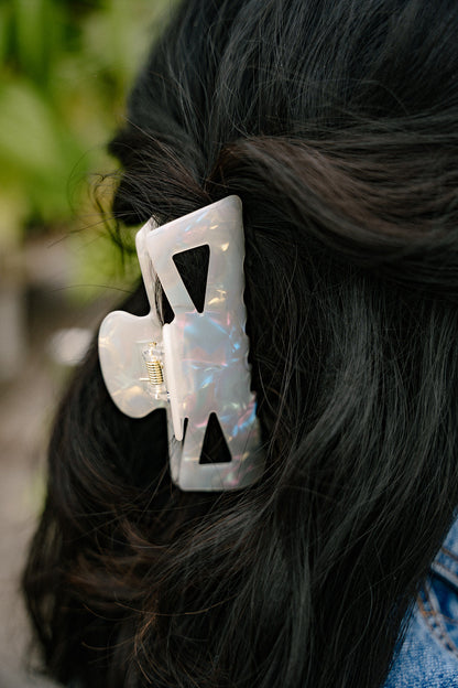 Beverly Hair Claw - Opalite
