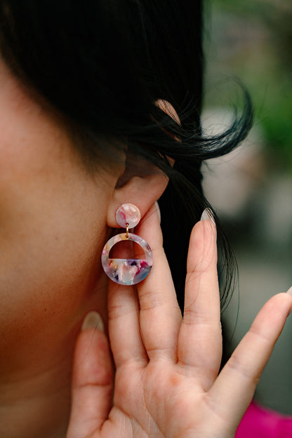 Lettie Earrings - Mosaic