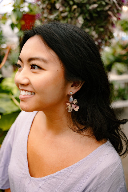 Petunia Earrings - Spring Spritz