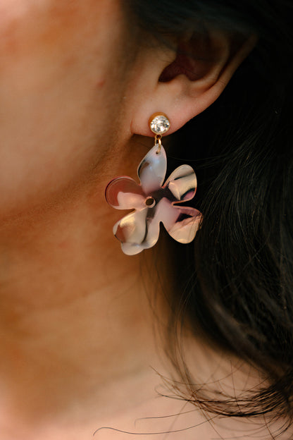 Petunia Earrings - Spring Spritz