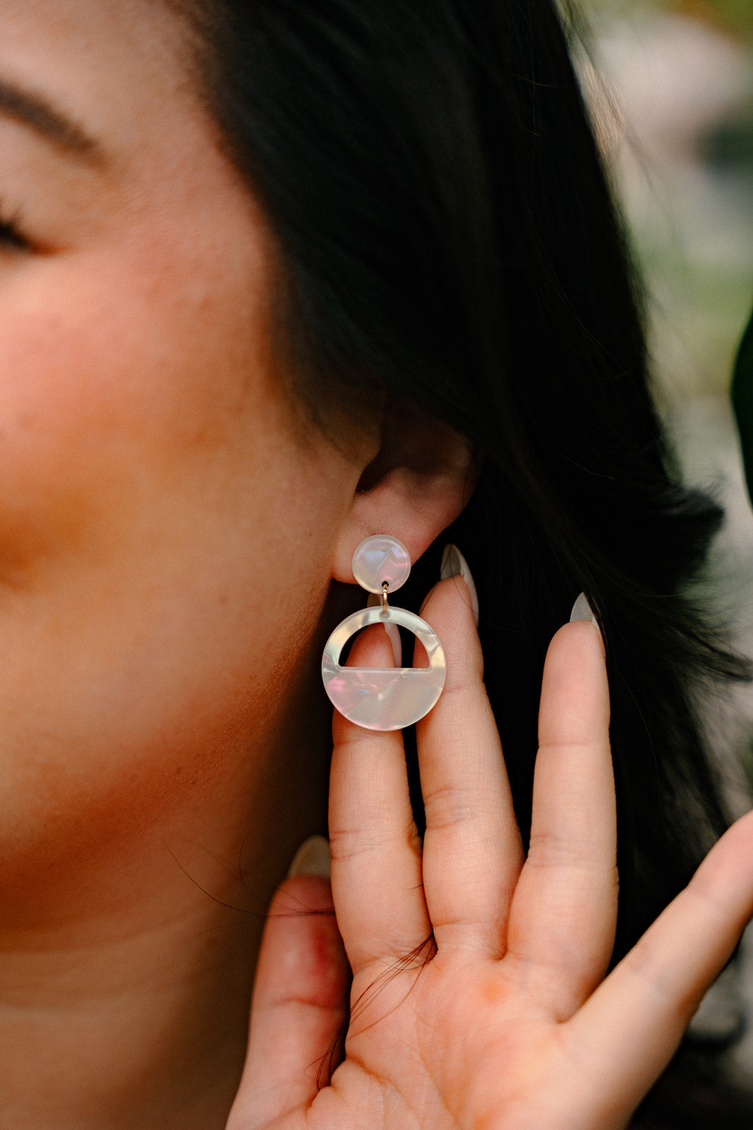 Lettie Earrings - Opalite
