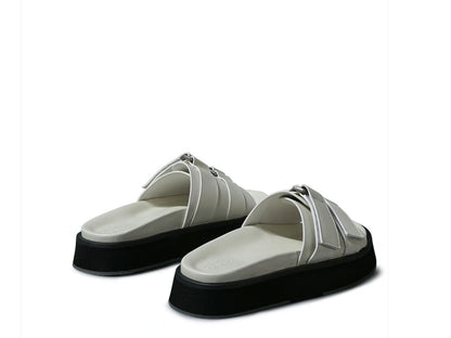 Aniston Buckled Flatform Slip-On Sandal