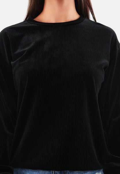 Drop Shoulder Corduroy Top