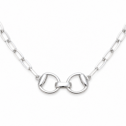 Equestrian Pendant Chain Necklace