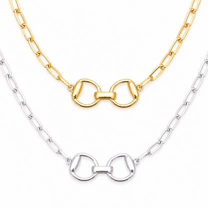 Equestrian Pendant Chain Necklace