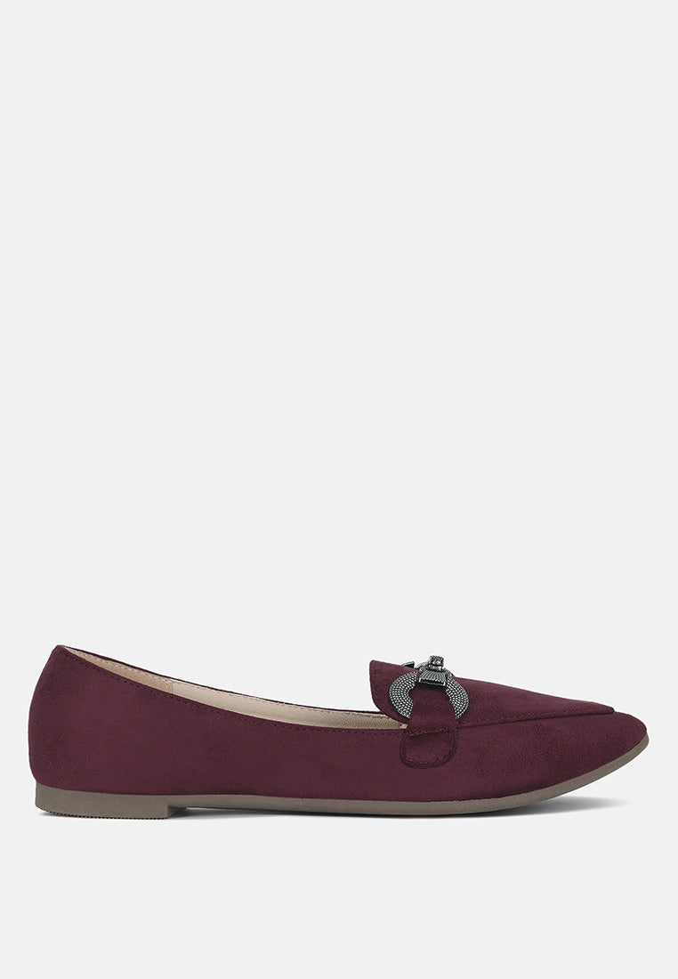 Fembot Horsebit Detail Flexible Loafers
