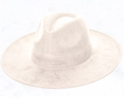 Wide Leather Hair Hide Tan Hat Band w/ Turq 954a