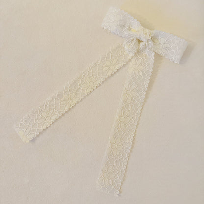 Lace Belle Bow Hair Clip