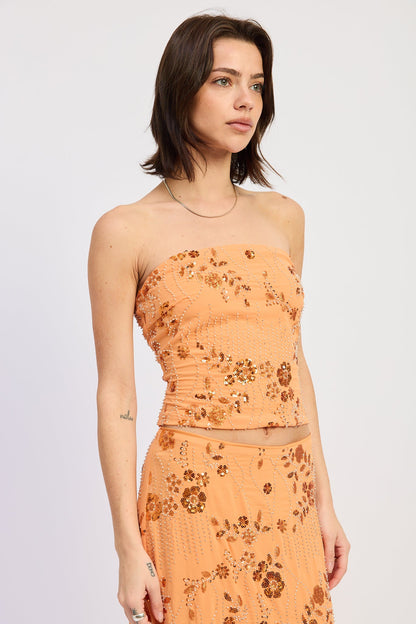 Iris Tube Top
