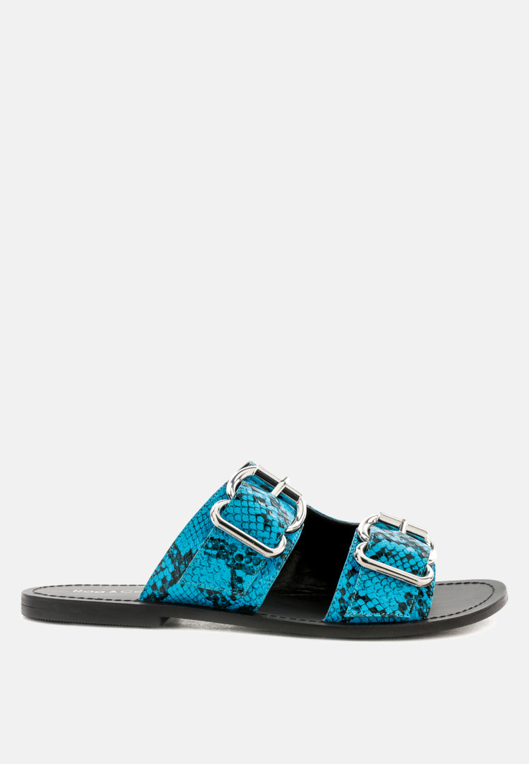 Kelly Flat Sandal With Buckle Straps