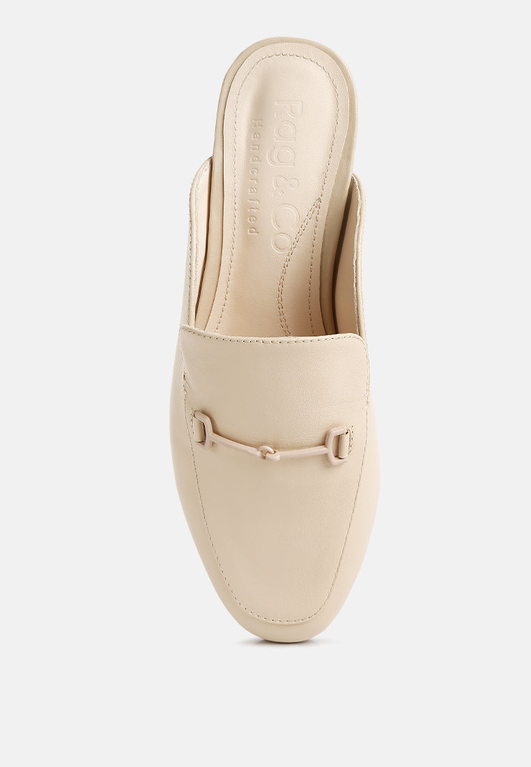Kristy Horsebit Embellished Mules