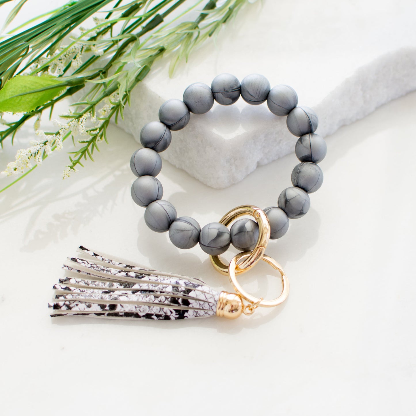 Silicone Key Ring Bracelet