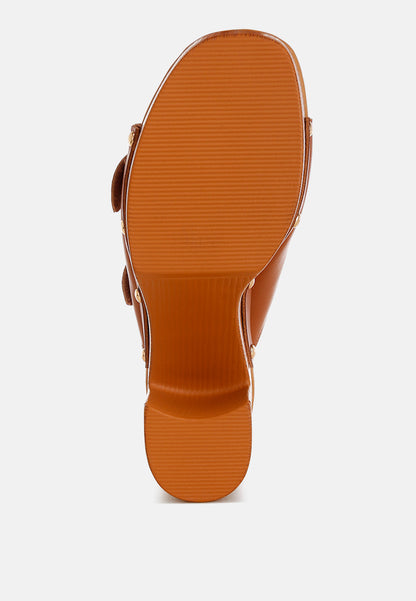Kenna Dual Buckle Strap Sandals