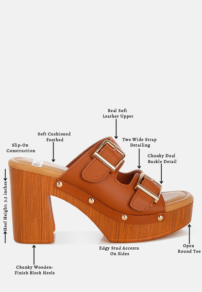 Kenna Dual Buckle Strap Sandals