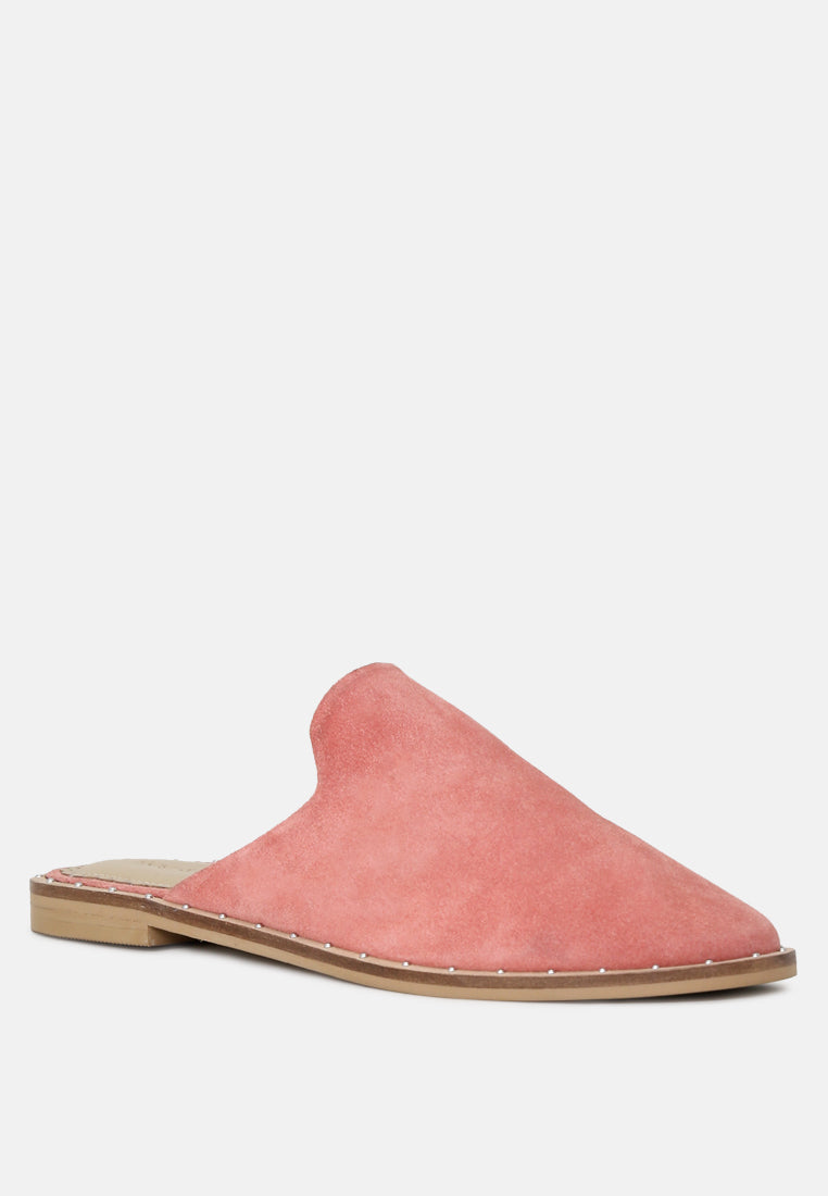 Lia Handcrafted Canvas Mules