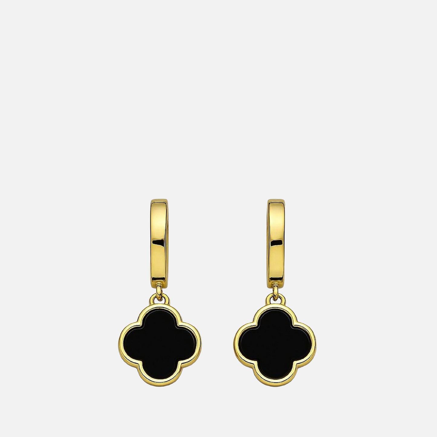 MKF Collection by Mia K. - Clover Drop Earrings