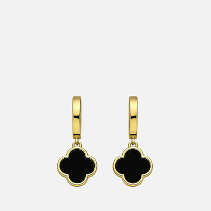 MKF Collection by Mia K. - Clover Drop Earrings