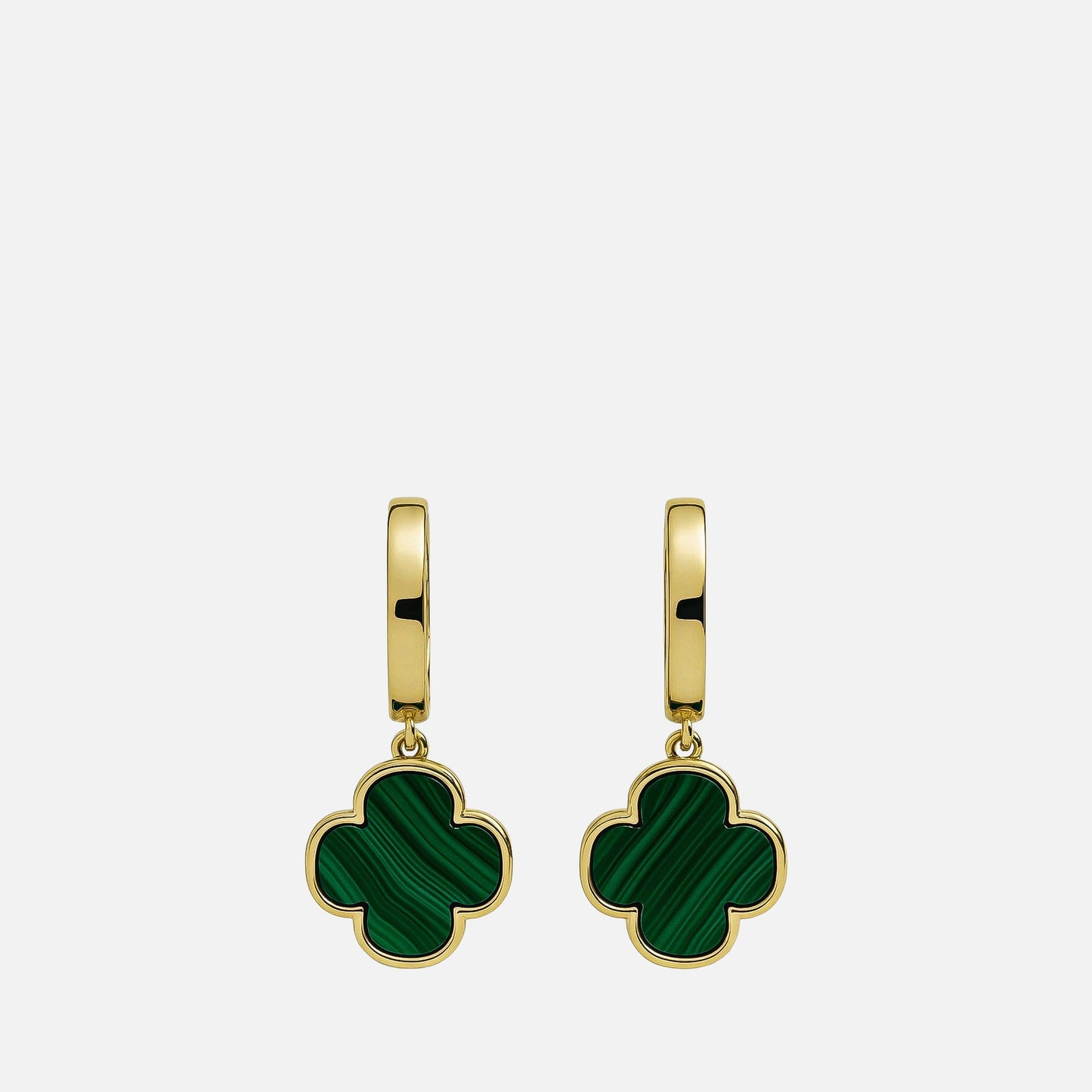 MKF Collection by Mia K. - Clover Drop Earrings