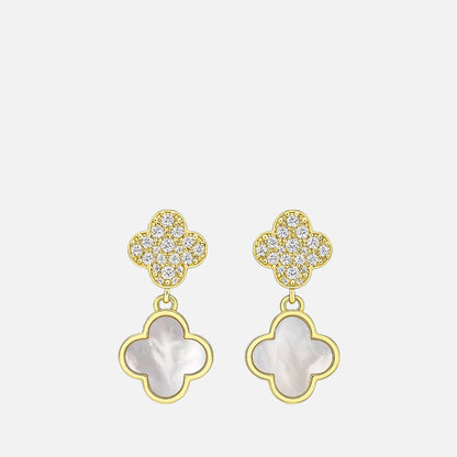MKF Collection by Mia K. - Lustre Pearl Drop Earrings