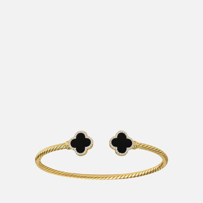 MKF Collection by Mia K. - Onyx Cuff
