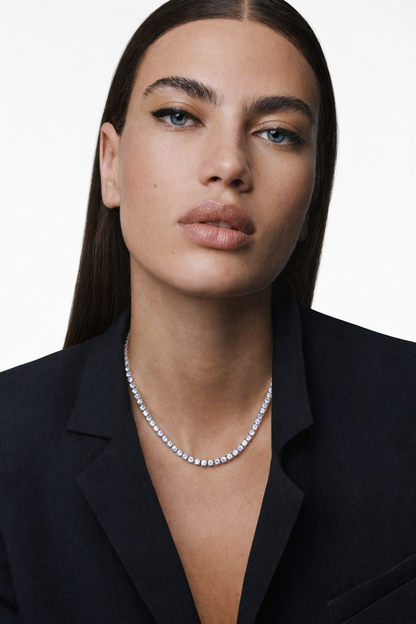 MKF Collection by Mia K. - Lina Tennis Necklace