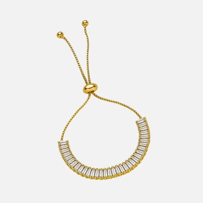 MKF Collection by Mia K. - Lex Baguette Bracelet