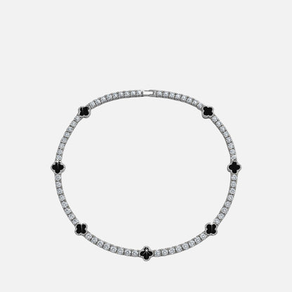 MKF Collection by Mia K. - Noir Line Necklace
