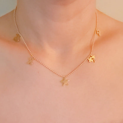 Lucky Picks Charm Chain Necklace