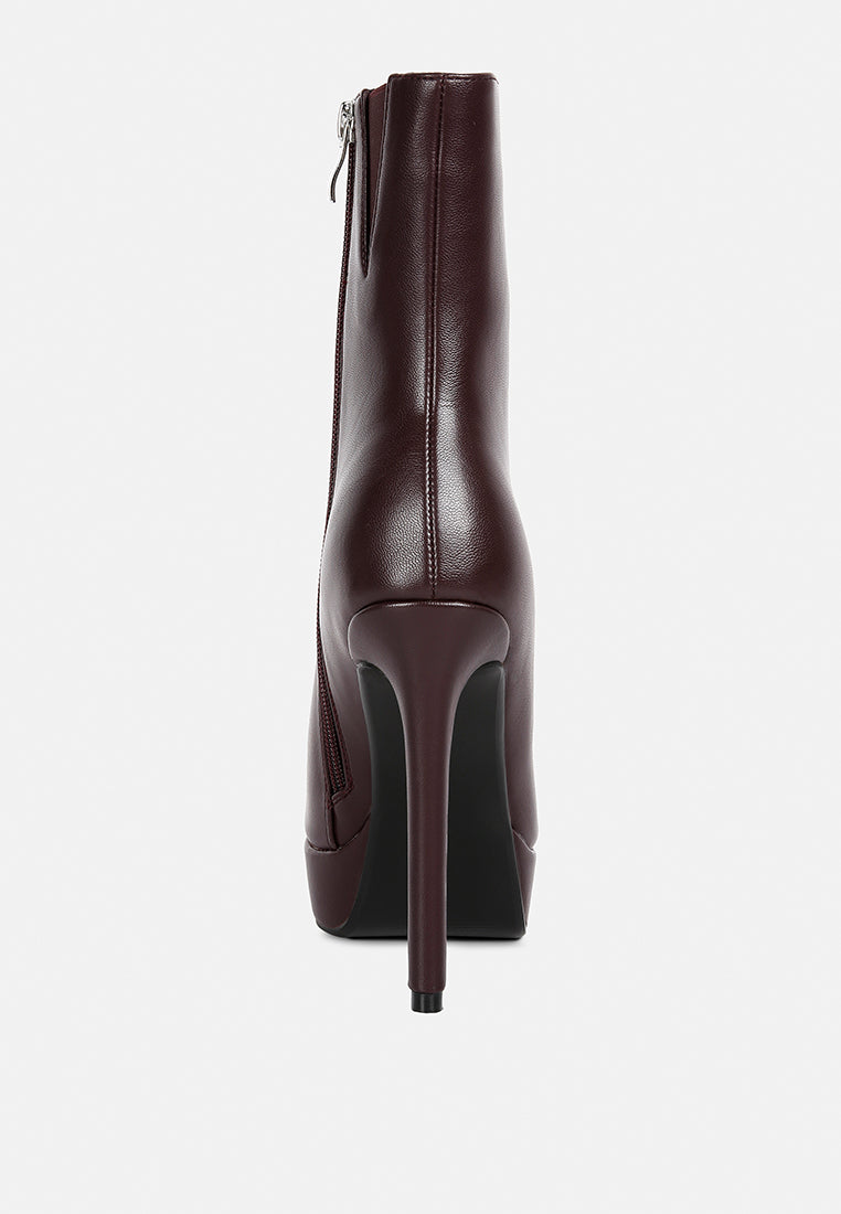 Magna Platform Heels Ankle Boot