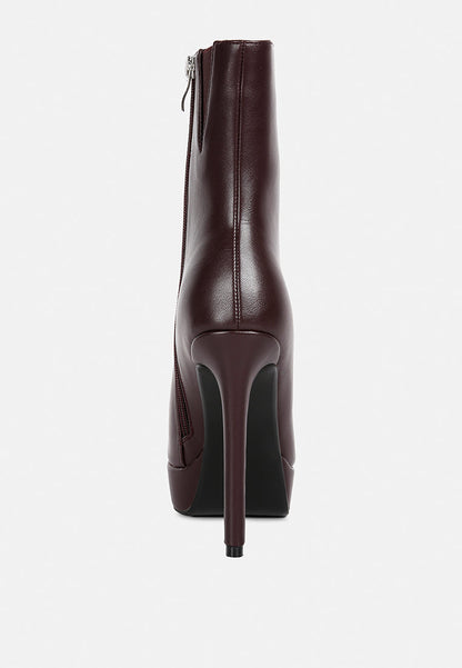 Magna Platform Heels Ankle Boot