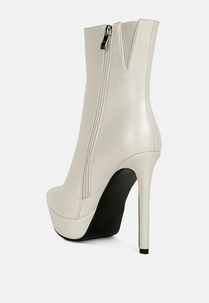 Magna Platform Heels Ankle Boot