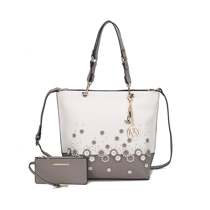 MKF Collection by Mia K. - Petra Tote Bag and Wristlet Set