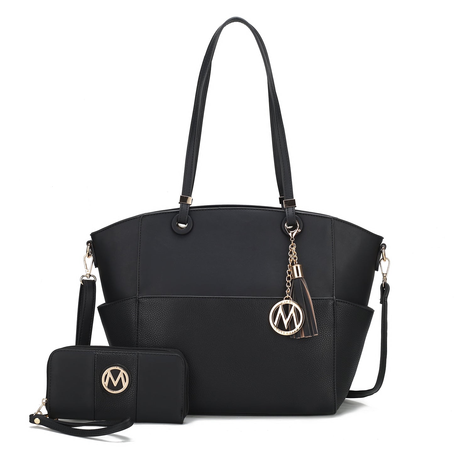 MKF Collection by Mia K. - Prisha Tote Bag and Wallet Set