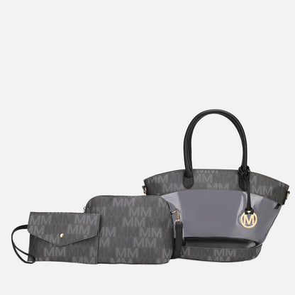 MKF Collection by Mia K. - Hattie Signature Tote Bag and Set