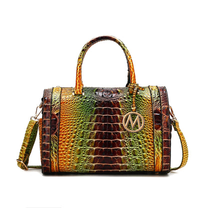 MKF Collection by Mia K. - Eleanor Gradient Croc Shoulder Bag