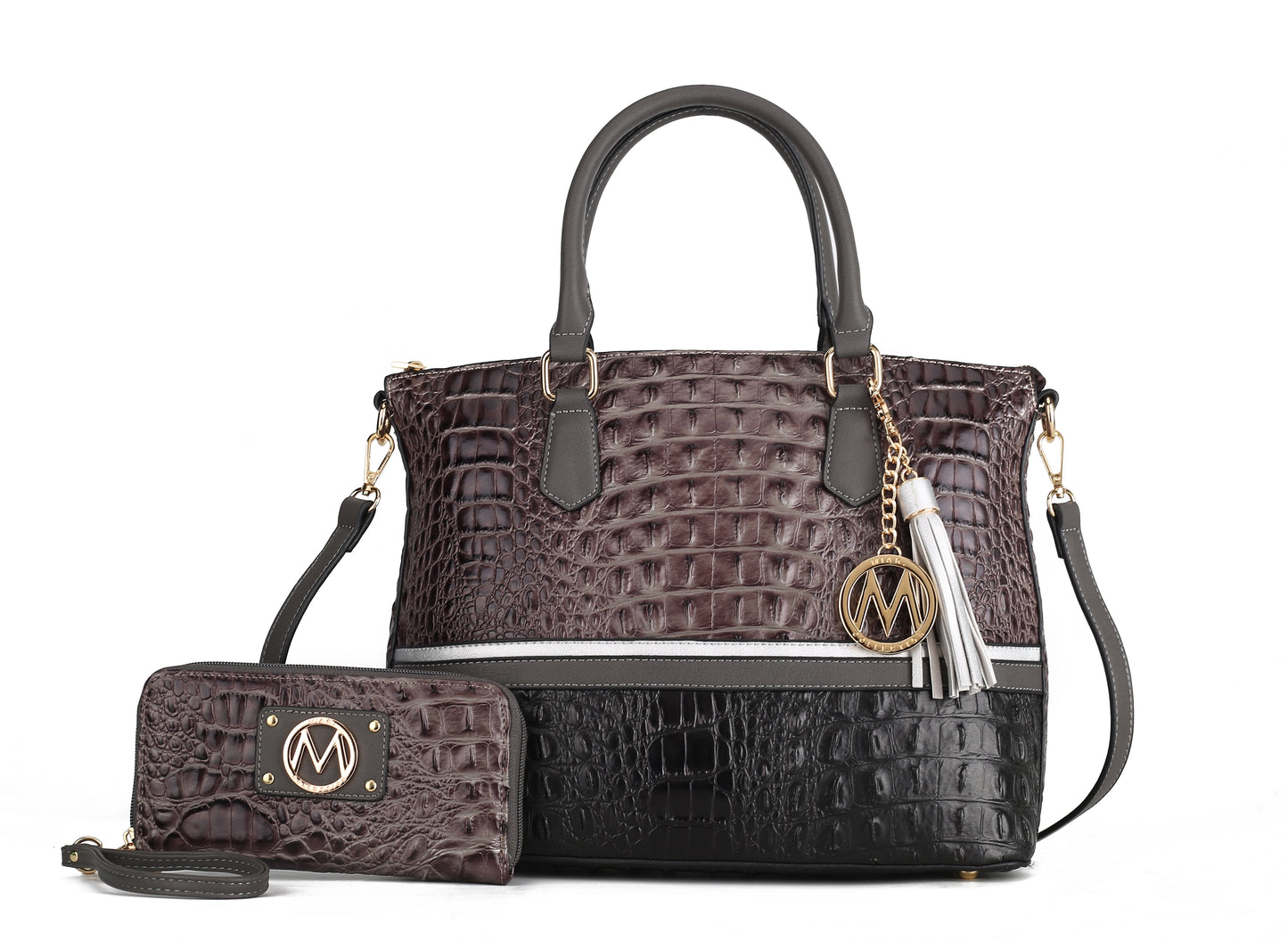 MKF Collection by Mia K. - Autumn Tote Bag and Wallet Set