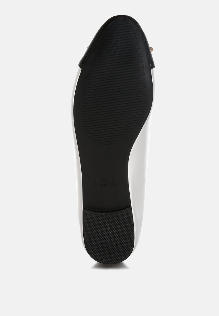 Minato Two Tone Ballet Flats