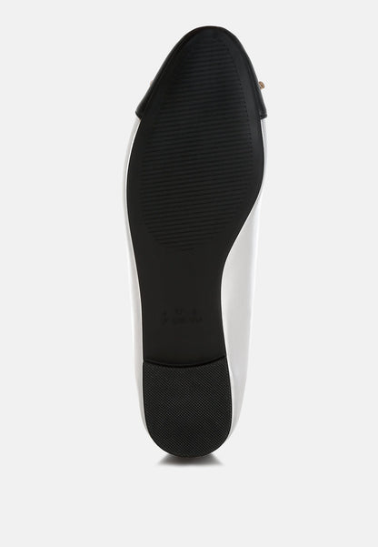 Minato Two Tone Ballet Flats